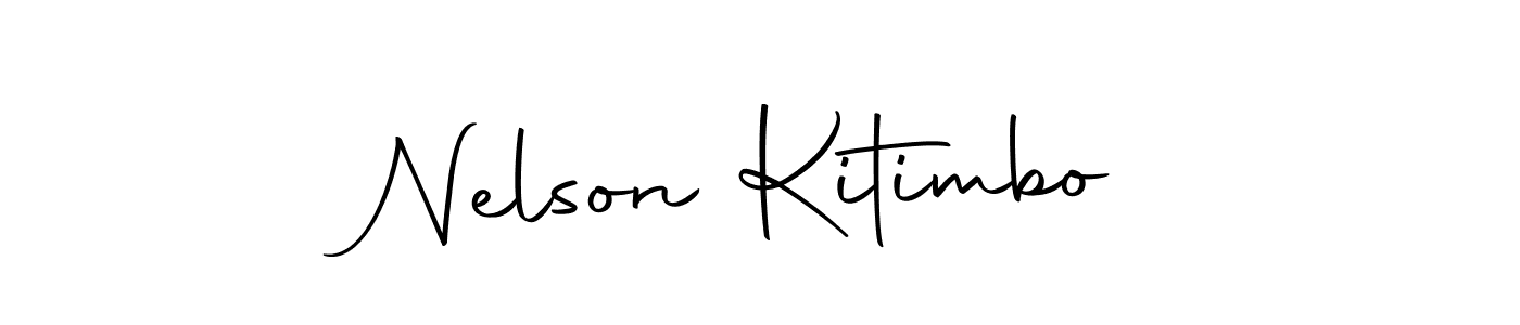 if you are searching for the best signature style for your name Nelson Kitimbo. so please give up your signature search. here we have designed multiple signature styles  using Autography-DOLnW. Nelson Kitimbo signature style 10 images and pictures png