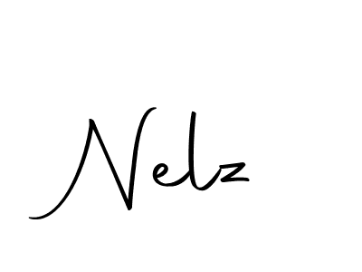 How to make Nelz name signature. Use Autography-DOLnW style for creating short signs online. This is the latest handwritten sign. Nelz signature style 10 images and pictures png
