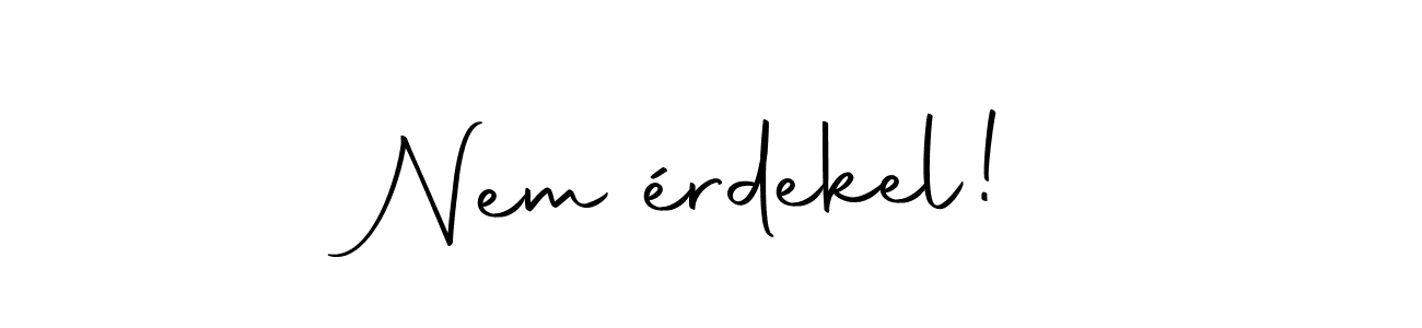 Nem érdekel! stylish signature style. Best Handwritten Sign (Autography-DOLnW) for my name. Handwritten Signature Collection Ideas for my name Nem érdekel!. Nem érdekel! signature style 10 images and pictures png