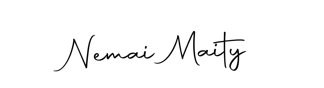 Similarly Autography-DOLnW is the best handwritten signature design. Signature creator online .You can use it as an online autograph creator for name Nemai Maity. Nemai Maity signature style 10 images and pictures png