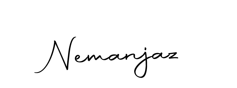 Create a beautiful signature design for name Nemanjaz. With this signature (Autography-DOLnW) fonts, you can make a handwritten signature for free. Nemanjaz signature style 10 images and pictures png