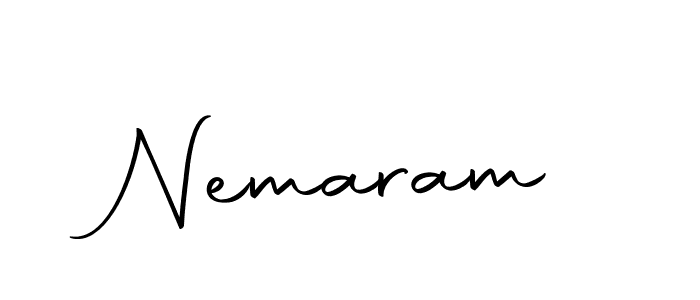 Make a beautiful signature design for name Nemaram. With this signature (Autography-DOLnW) style, you can create a handwritten signature for free. Nemaram signature style 10 images and pictures png