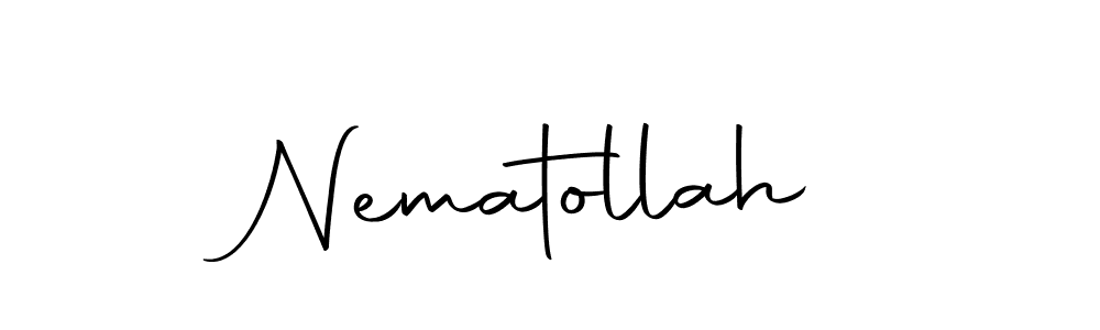 if you are searching for the best signature style for your name Nematollah. so please give up your signature search. here we have designed multiple signature styles  using Autography-DOLnW. Nematollah signature style 10 images and pictures png