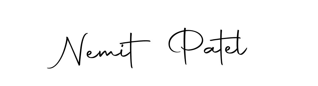 This is the best signature style for the Nemit Patel name. Also you like these signature font (Autography-DOLnW). Mix name signature. Nemit Patel signature style 10 images and pictures png