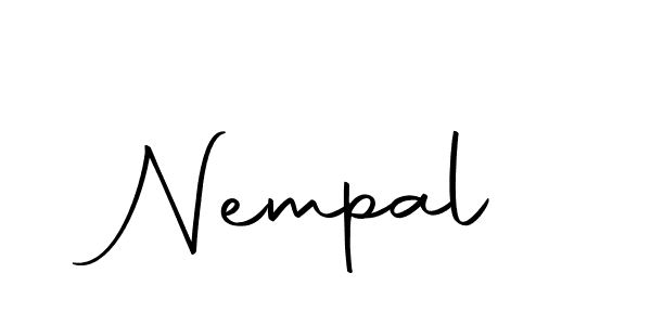 Nempal stylish signature style. Best Handwritten Sign (Autography-DOLnW) for my name. Handwritten Signature Collection Ideas for my name Nempal. Nempal signature style 10 images and pictures png