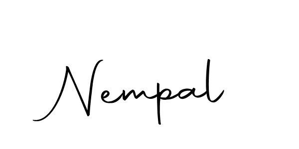 The best way (Autography-DOLnW) to make a short signature is to pick only two or three words in your name. The name Nempal include a total of six letters. For converting this name. Nempal signature style 10 images and pictures png