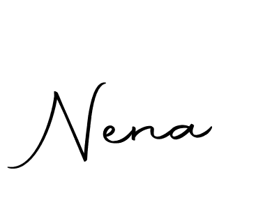 Create a beautiful signature design for name Nena. With this signature (Autography-DOLnW) fonts, you can make a handwritten signature for free. Nena signature style 10 images and pictures png