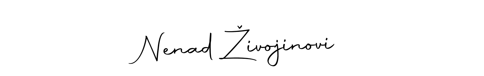 You should practise on your own different ways (Autography-DOLnW) to write your name (Nenad Živojinović) in signature. don't let someone else do it for you. Nenad Živojinović signature style 10 images and pictures png