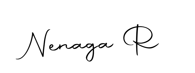 Here are the top 10 professional signature styles for the name Nenaga R. These are the best autograph styles you can use for your name. Nenaga R signature style 10 images and pictures png
