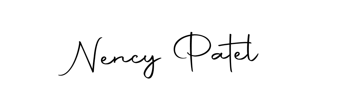 Also we have Nency Patel name is the best signature style. Create professional handwritten signature collection using Autography-DOLnW autograph style. Nency Patel signature style 10 images and pictures png