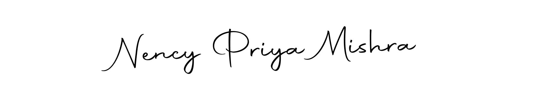 Here are the top 10 professional signature styles for the name Nency Priya Mishra. These are the best autograph styles you can use for your name. Nency Priya Mishra signature style 10 images and pictures png