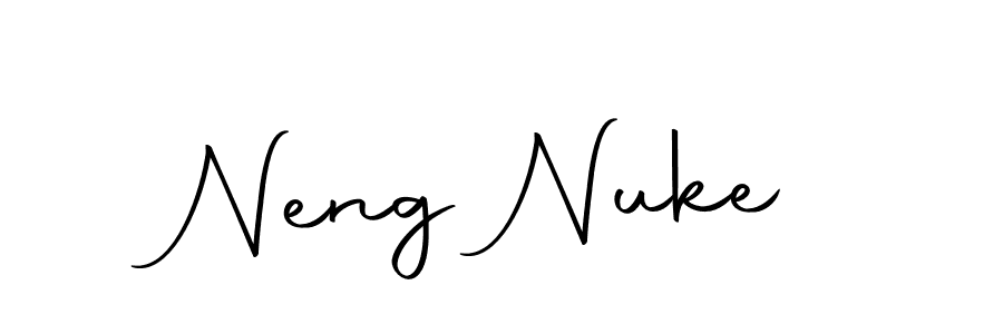 Make a beautiful signature design for name Neng Nuke. With this signature (Autography-DOLnW) style, you can create a handwritten signature for free. Neng Nuke signature style 10 images and pictures png