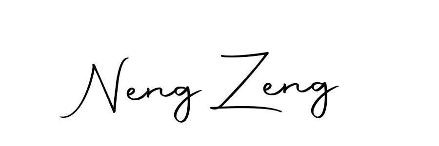 How to make Neng Zeng name signature. Use Autography-DOLnW style for creating short signs online. This is the latest handwritten sign. Neng Zeng signature style 10 images and pictures png