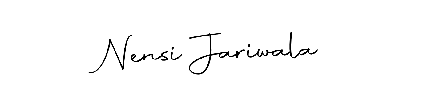 Once you've used our free online signature maker to create your best signature Autography-DOLnW style, it's time to enjoy all of the benefits that Nensi Jariwala name signing documents. Nensi Jariwala signature style 10 images and pictures png