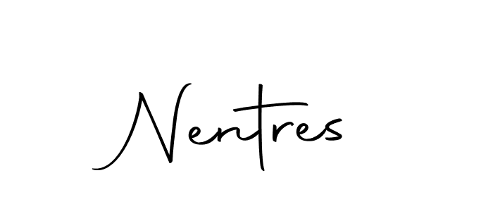 You should practise on your own different ways (Autography-DOLnW) to write your name (Nentres) in signature. don't let someone else do it for you. Nentres signature style 10 images and pictures png