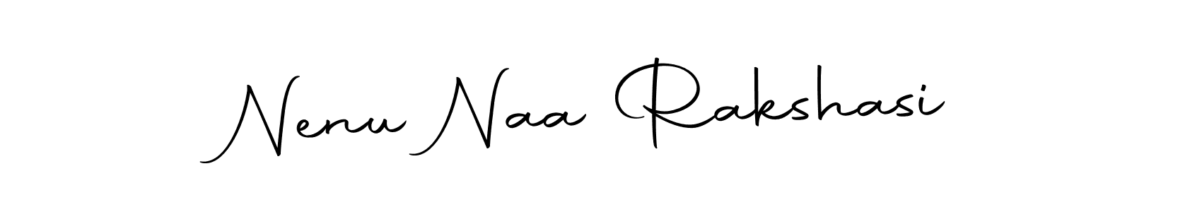 Make a beautiful signature design for name Nenu Naa Rakshasi. With this signature (Autography-DOLnW) style, you can create a handwritten signature for free. Nenu Naa Rakshasi signature style 10 images and pictures png