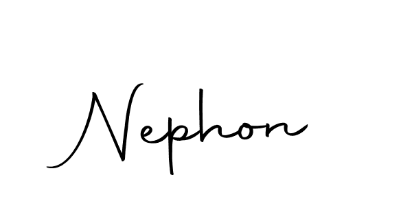 if you are searching for the best signature style for your name Nephon. so please give up your signature search. here we have designed multiple signature styles  using Autography-DOLnW. Nephon signature style 10 images and pictures png