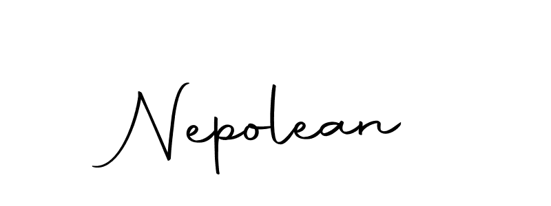 Create a beautiful signature design for name Nepolean. With this signature (Autography-DOLnW) fonts, you can make a handwritten signature for free. Nepolean signature style 10 images and pictures png