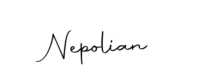 Create a beautiful signature design for name Nepolian. With this signature (Autography-DOLnW) fonts, you can make a handwritten signature for free. Nepolian signature style 10 images and pictures png