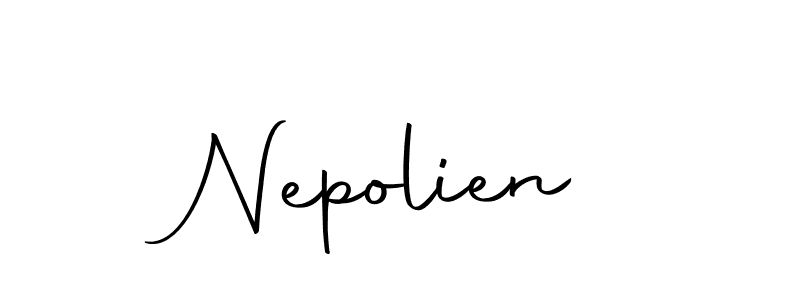 Create a beautiful signature design for name Nepolien. With this signature (Autography-DOLnW) fonts, you can make a handwritten signature for free. Nepolien signature style 10 images and pictures png