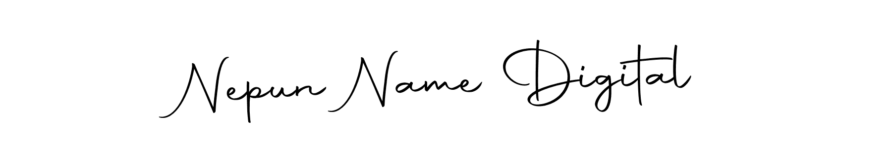 How to make Nepun Name Digital name signature. Use Autography-DOLnW style for creating short signs online. This is the latest handwritten sign. Nepun Name Digital signature style 10 images and pictures png