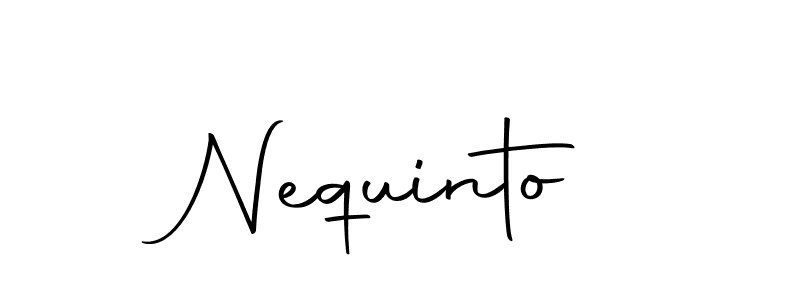 Make a beautiful signature design for name Nequinto. With this signature (Autography-DOLnW) style, you can create a handwritten signature for free. Nequinto signature style 10 images and pictures png