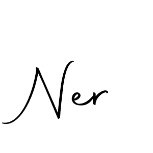 Ner stylish signature style. Best Handwritten Sign (Autography-DOLnW) for my name. Handwritten Signature Collection Ideas for my name Ner. Ner signature style 10 images and pictures png