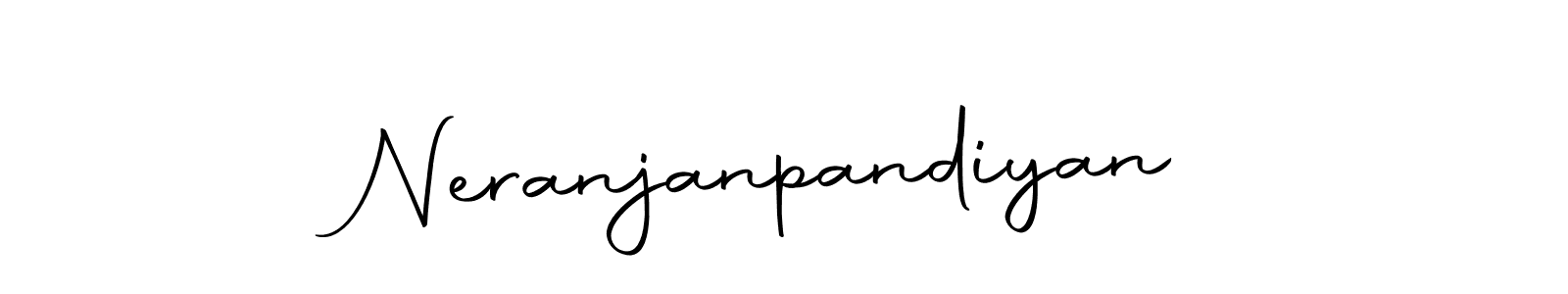 How to make Neranjanpandiyan name signature. Use Autography-DOLnW style for creating short signs online. This is the latest handwritten sign. Neranjanpandiyan signature style 10 images and pictures png