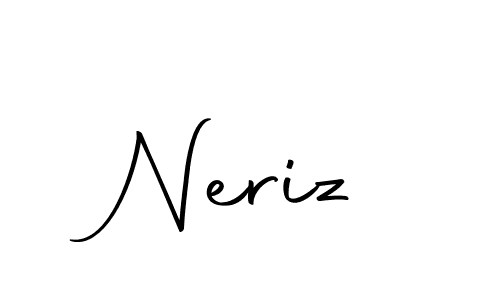 Similarly Autography-DOLnW is the best handwritten signature design. Signature creator online .You can use it as an online autograph creator for name Neriz. Neriz signature style 10 images and pictures png