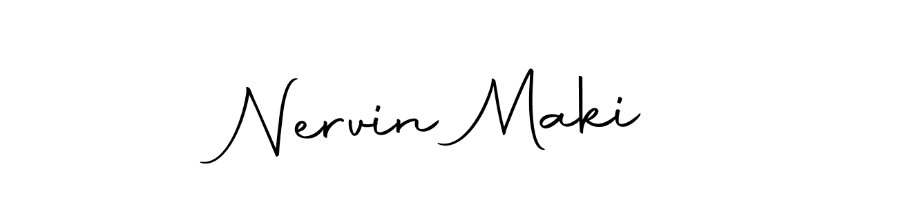 Nervin Makić stylish signature style. Best Handwritten Sign (Autography-DOLnW) for my name. Handwritten Signature Collection Ideas for my name Nervin Makić. Nervin Makić signature style 10 images and pictures png