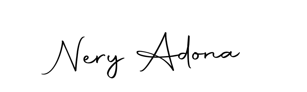 Design your own signature with our free online signature maker. With this signature software, you can create a handwritten (Autography-DOLnW) signature for name Nery Adona. Nery Adona signature style 10 images and pictures png