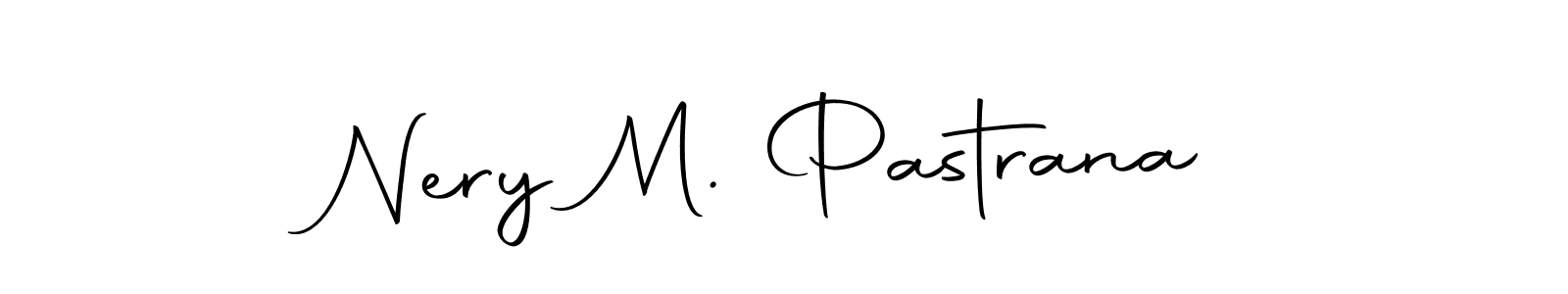 Make a beautiful signature design for name Nery M. Pastrana. With this signature (Autography-DOLnW) style, you can create a handwritten signature for free. Nery M. Pastrana signature style 10 images and pictures png