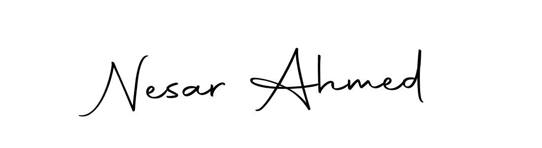 Make a short Nesar Ahmed signature style. Manage your documents anywhere anytime using Autography-DOLnW. Create and add eSignatures, submit forms, share and send files easily. Nesar Ahmed signature style 10 images and pictures png