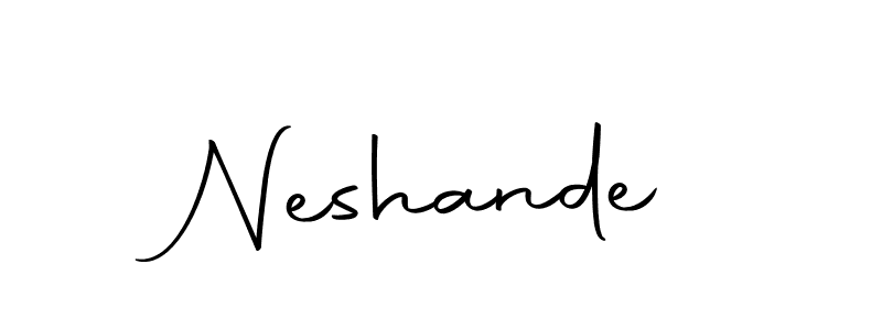 You should practise on your own different ways (Autography-DOLnW) to write your name (Neshande) in signature. don't let someone else do it for you. Neshande signature style 10 images and pictures png