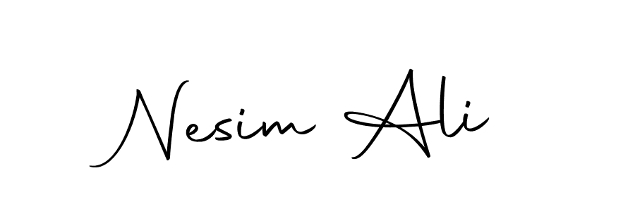 This is the best signature style for the Nesim Ali name. Also you like these signature font (Autography-DOLnW). Mix name signature. Nesim Ali signature style 10 images and pictures png