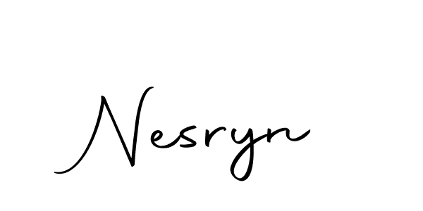 Once you've used our free online signature maker to create your best signature Autography-DOLnW style, it's time to enjoy all of the benefits that Nesryn name signing documents. Nesryn signature style 10 images and pictures png