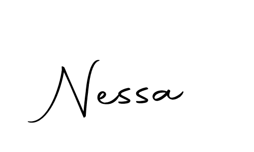 Also we have Nessa name is the best signature style. Create professional handwritten signature collection using Autography-DOLnW autograph style. Nessa signature style 10 images and pictures png