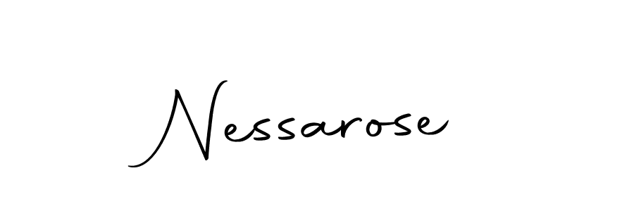Make a beautiful signature design for name Nessarose. With this signature (Autography-DOLnW) style, you can create a handwritten signature for free. Nessarose signature style 10 images and pictures png