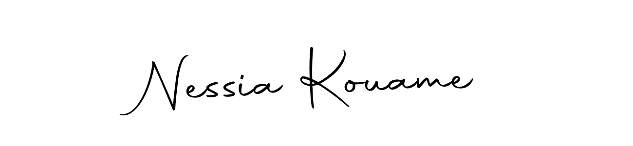 How to make Nessia Kouame signature? Autography-DOLnW is a professional autograph style. Create handwritten signature for Nessia Kouame name. Nessia Kouame signature style 10 images and pictures png