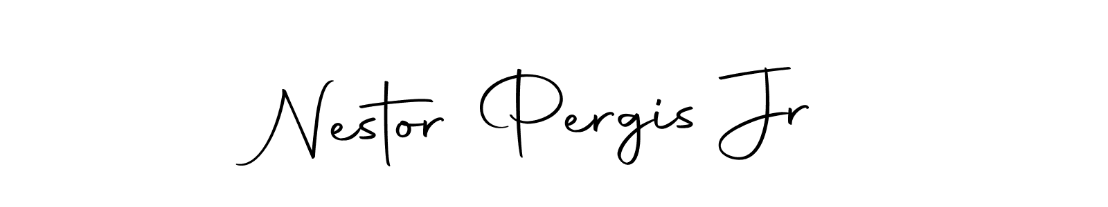 Autography-DOLnW is a professional signature style that is perfect for those who want to add a touch of class to their signature. It is also a great choice for those who want to make their signature more unique. Get Nestor Pergis Jr name to fancy signature for free. Nestor Pergis Jr signature style 10 images and pictures png