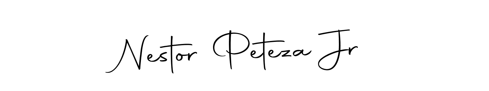 This is the best signature style for the Nestor Peteza Jr name. Also you like these signature font (Autography-DOLnW). Mix name signature. Nestor Peteza Jr signature style 10 images and pictures png