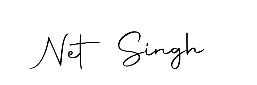 Create a beautiful signature design for name Net Singh. With this signature (Autography-DOLnW) fonts, you can make a handwritten signature for free. Net Singh signature style 10 images and pictures png