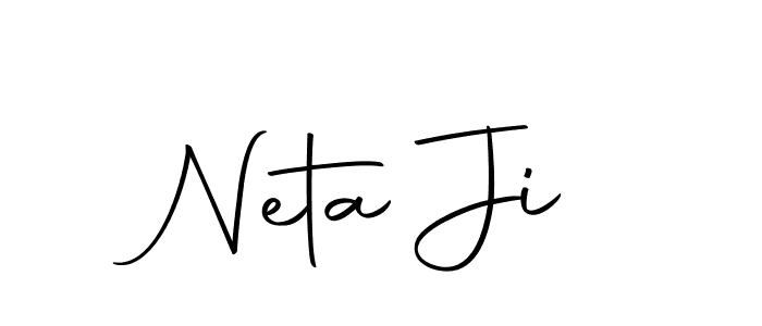 Similarly Autography-DOLnW is the best handwritten signature design. Signature creator online .You can use it as an online autograph creator for name Neta Ji. Neta Ji signature style 10 images and pictures png