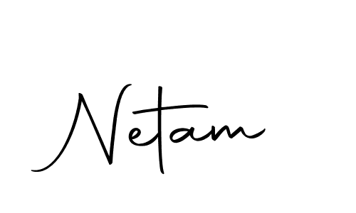 Use a signature maker to create a handwritten signature online. With this signature software, you can design (Autography-DOLnW) your own signature for name Netam. Netam signature style 10 images and pictures png