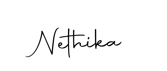 You should practise on your own different ways (Autography-DOLnW) to write your name (Nethika) in signature. don't let someone else do it for you. Nethika signature style 10 images and pictures png