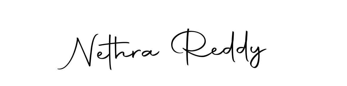 Autography-DOLnW is a professional signature style that is perfect for those who want to add a touch of class to their signature. It is also a great choice for those who want to make their signature more unique. Get Nethra Reddy name to fancy signature for free. Nethra Reddy signature style 10 images and pictures png