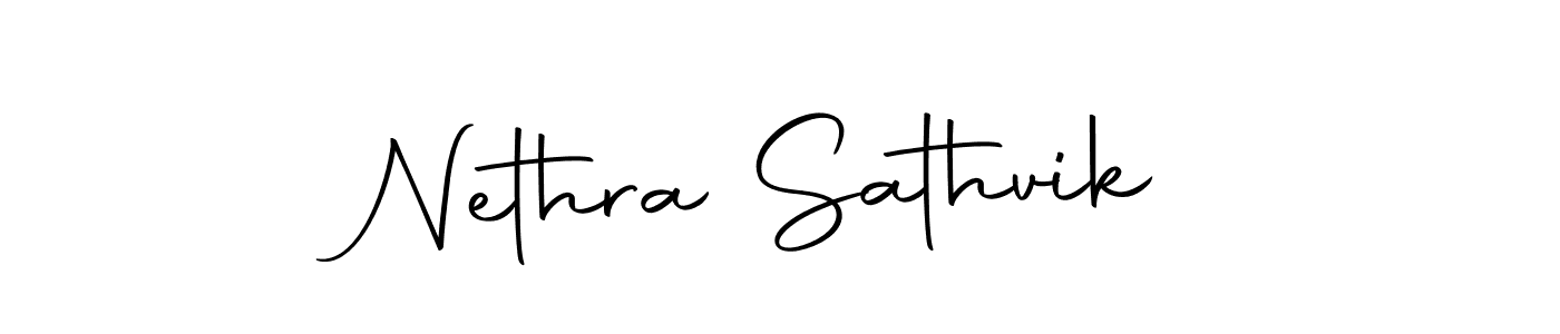 You should practise on your own different ways (Autography-DOLnW) to write your name (Nethra Sathvik) in signature. don't let someone else do it for you. Nethra Sathvik signature style 10 images and pictures png