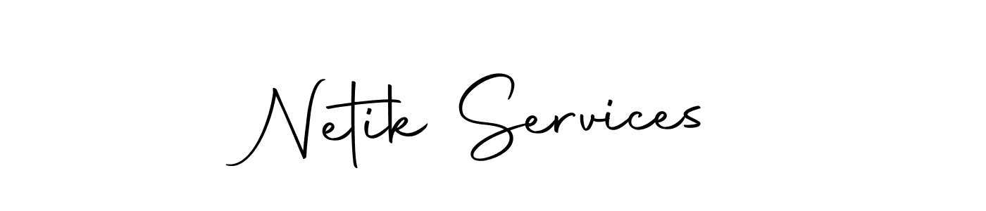 Here are the top 10 professional signature styles for the name Netik Services. These are the best autograph styles you can use for your name. Netik Services signature style 10 images and pictures png