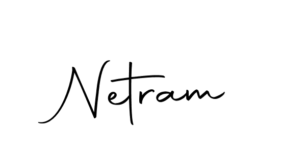 How to make Netram signature? Autography-DOLnW is a professional autograph style. Create handwritten signature for Netram name. Netram signature style 10 images and pictures png