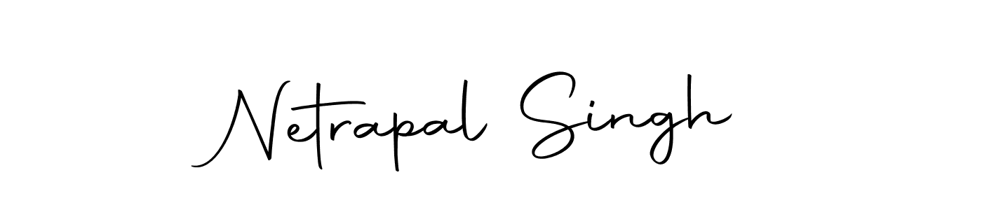 How to make Netrapal Singh name signature. Use Autography-DOLnW style for creating short signs online. This is the latest handwritten sign. Netrapal Singh signature style 10 images and pictures png